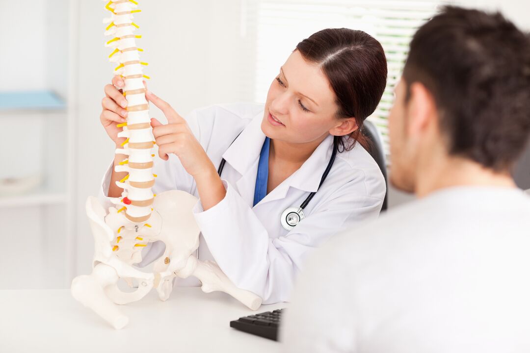 diagnoza osteochondrozy przez lekarza